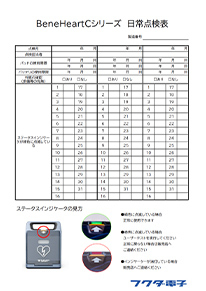 日常点検チェックリスト_ベネハートCシリーズ