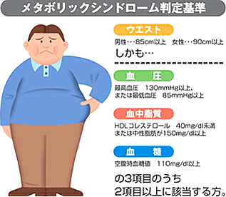 メタボリックシンドローム判定基準